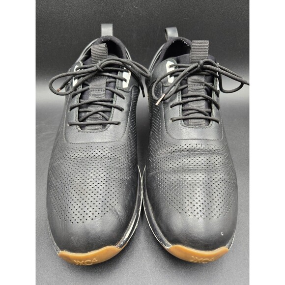 Johnston Murphy Golf Shoes Mens 11.5 XC4 H1 Luxe Black Leather Waterproof main image 6